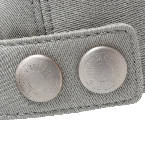 エルメス 帽子 メンズ マイルス Hサークル キャップ コットン サイズ60 クリーニング済み ベージュ HERMES 中古
