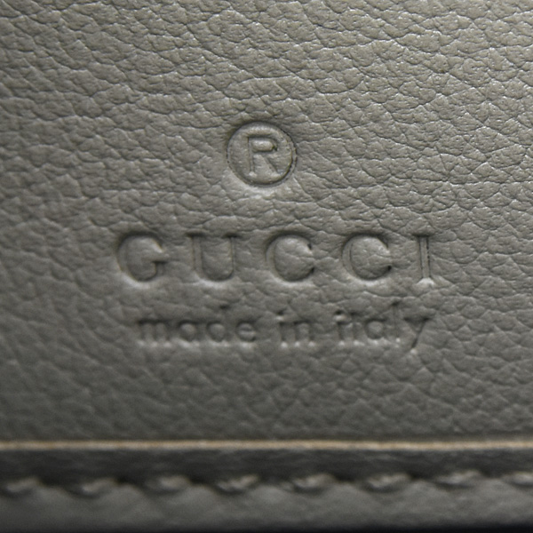 グッチ 財布 レディース ダブルG 長財布 ラウンドファスナー カーフ バンブー ベージュ系 GUCCI 658634 中古