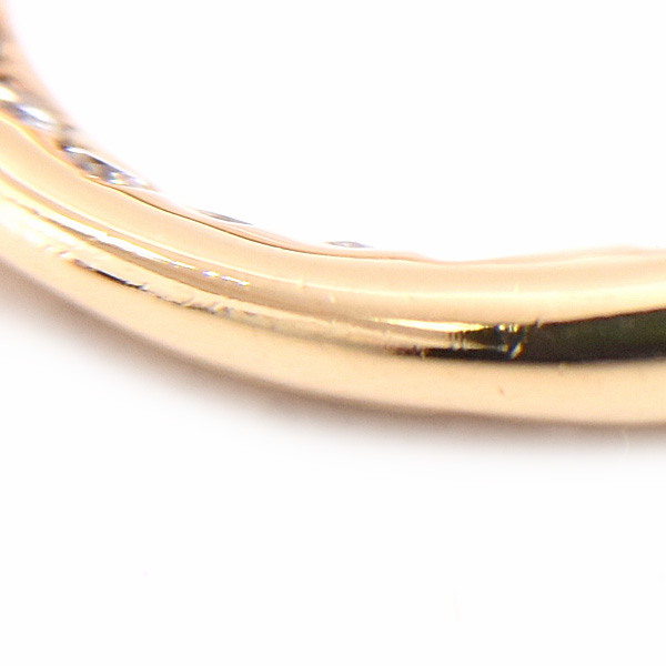 ティファニー ネックレス  レディース オープンハート ダイヤモンド ペンダント イエローゴールド 750YG TIFFANY 中古