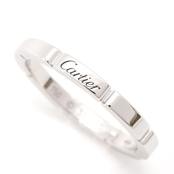 カルティエ 指輪 メンズ マイヨン パンテール リング 59号 実寸18.5号 ホワイトゴールド 750WG Cartier 中古