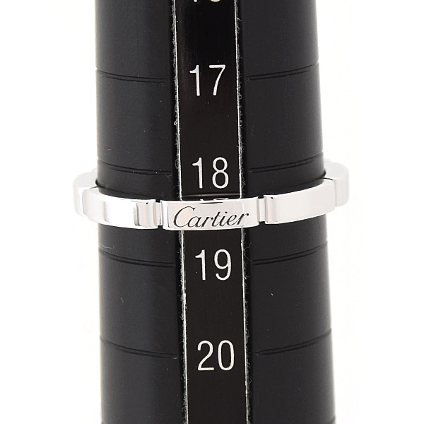 カルティエ 指輪 メンズ マイヨン パンテール リング 59号 実寸18.5号 ホワイトゴールド 750WG Cartier 中古