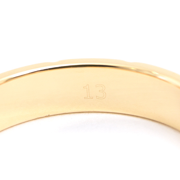 グッチ 指輪 レディース アイコン アモール リング 13号 実寸12.5号 イエローゴールド 750YG GUCCI 中古