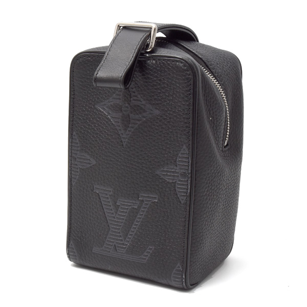 ルイヴィトン バッグ メンズ ヴァヴァン NV モノグラムジャイアント トリヨンレザー ノワール ブラック M57292 Louis Vuitton 中古