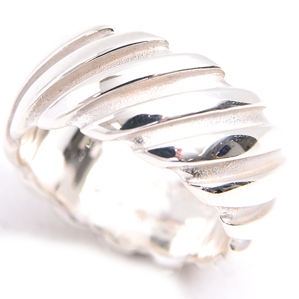 ティファニー 指輪 レディース ツイスト デザイン リング 10号 シルバー TIFFANY SV925 中古