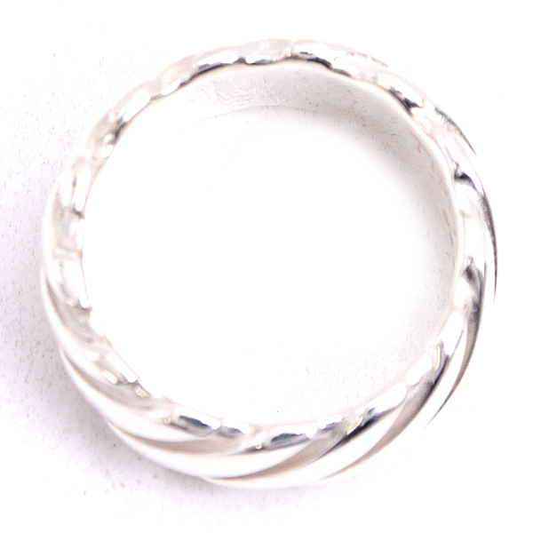 ティファニー 指輪 レディース ツイスト デザイン リング 10号 シルバー TIFFANY SV925 中古