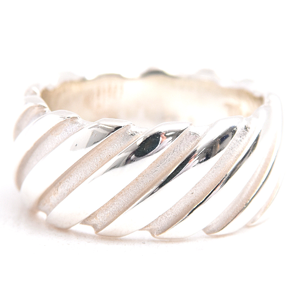 ティファニー 指輪 レディース ツイスト デザイン リング 10号 シルバー TIFFANY SV925 中古