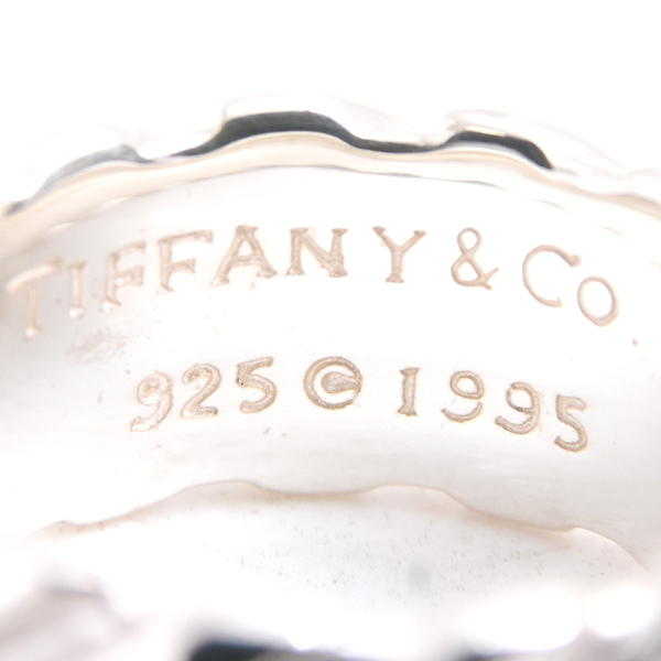 ティファニー 指輪 レディース ツイスト デザイン リング 10号 シルバー TIFFANY SV925 中古