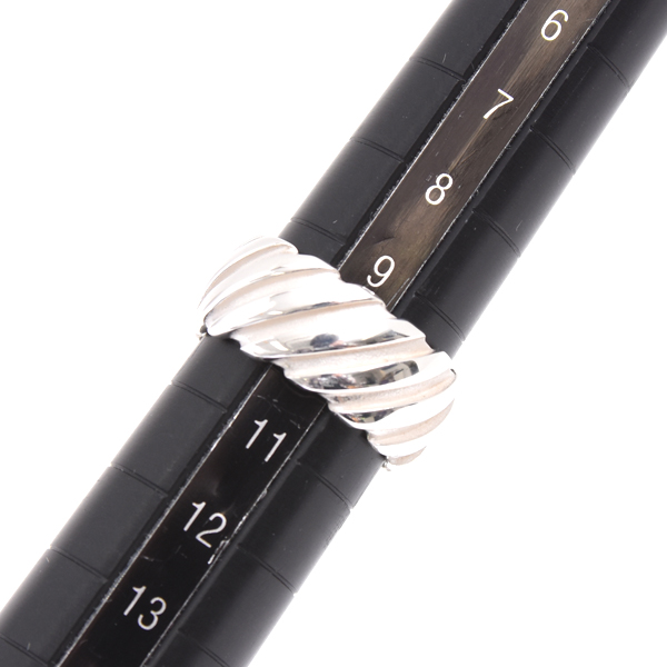 ティファニー 指輪 レディース ツイスト デザイン リング 10号 シルバー TIFFANY SV925 中古