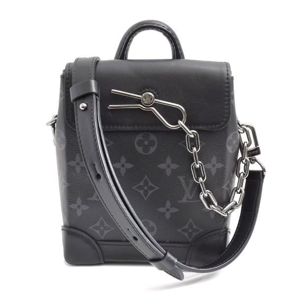 ルイヴィトン バッグ メンズ ナノスチーマー ショルダーバッグ モノグラムエクリプス M82774 Louis Vuitton 中古