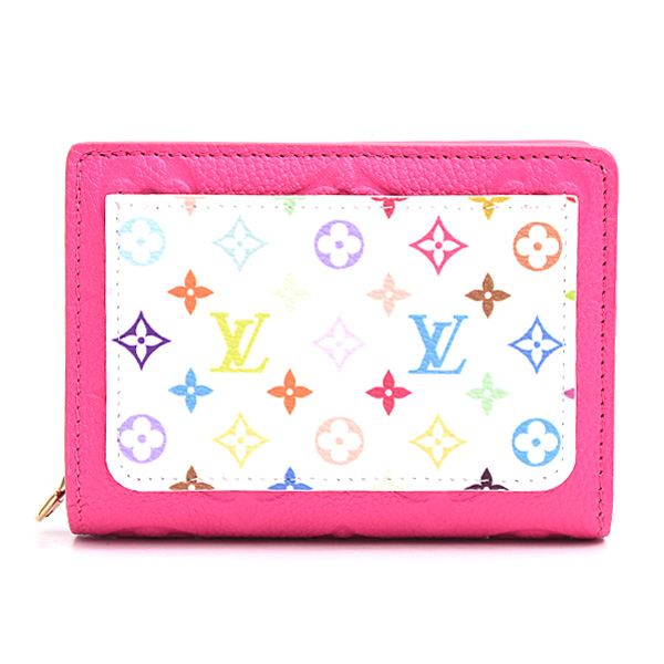 ルイヴィトン 財布 レディース LV×TM ポルトフォイユ クレア カワイイ ピンク 二つ折り 日本限定 Louis Vuitton M14140 未使用展示品