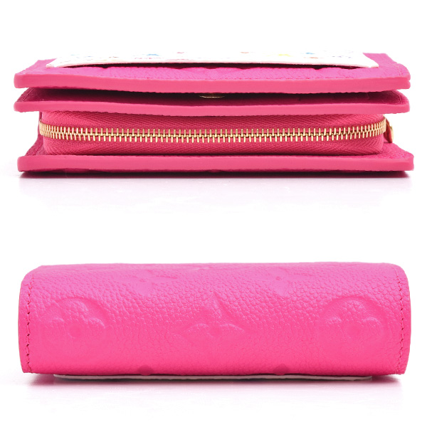 ルイヴィトン 財布 レディース LV×TM ポルトフォイユ クレア カワイイ ピンク 二つ折り 日本限定 Louis Vuitton M14140 未使用展示品