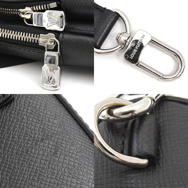 ルイヴィトン バッグ メンズ タイガ アヴェニュー スリングバッグ ボディバッグ ノワール Louis Vuitton M30863 中古