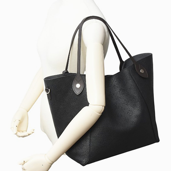 ルイヴィトン バッグ レディース モノグラムマヒナ ヒナMM トートバッグ ノワール M54354 Louis Vuitton 中古