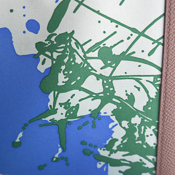 エルメス バッグ レディース メンズ ジップタブレット 思いがけない馬 X刻印 ヴォーエプソン グレー系 HERMES 中古