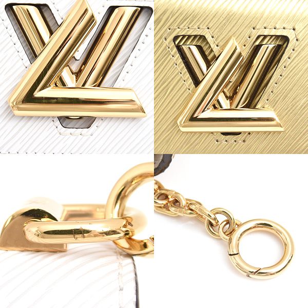 ルイヴィトン バッグ レディース エピ ツイストPM&ツイスティ ホワイト ゴールド Louis Vuitton M55685 中古