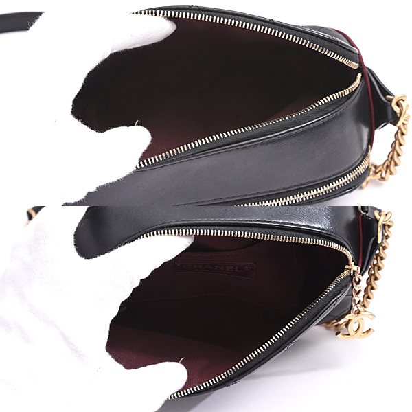 シャネル バッグ レディース マトラッセ チェーンショルダー カーフ ブラック CHANEL 中古