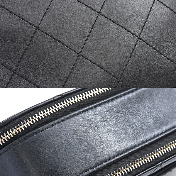 シャネル バッグ レディース マトラッセ チェーンショルダー カーフ ブラック CHANEL 中古