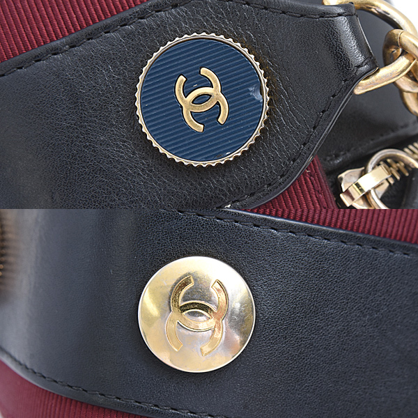 シャネル バッグ レディース マトラッセ チェーンショルダー カーフ ブラック CHANEL 中古