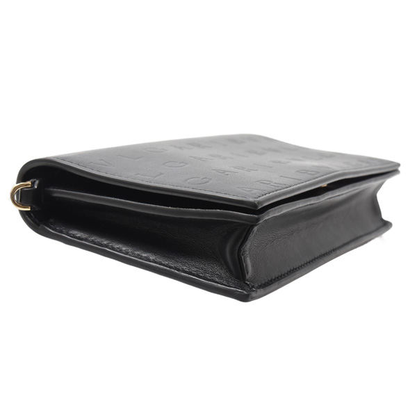 ブルガリ バッグ レディース インフィニートゥムチェーンウォレット 2WAY レザー ブラック BVLGARI 291748 中古