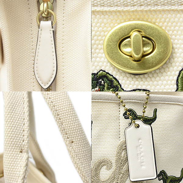 コーチ バッグ レディース メンズ カーゴ トートバッグ 26 レキシープリント チョーク マルチ キャンバス J2457-CZ129 COACH 中古