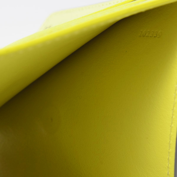 ロエベ 財布 レディース トライフォールド ウォレット クマ Suna Fujitaコラボ レザー グレー LOEWE 中古