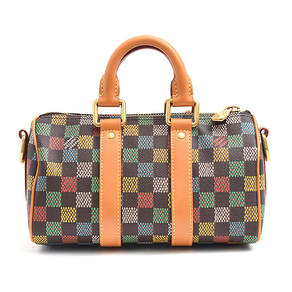 ルイヴィトン バッグ メンズ LVバーズ ダミエ キーポル バンドリエール25 2WAY マルチカラー N00148 Louis Vuitton 中古