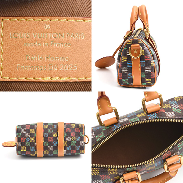 ルイヴィトン バッグ メンズ LVバーズ ダミエ キーポル バンドリエール25 2WAY マルチカラー N00148 Louis Vuitton 中古