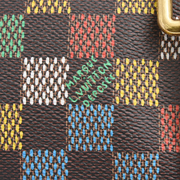 ルイヴィトン バッグ メンズ LVバーズ ダミエ キーポル バンドリエール25 2WAY マルチカラー N00148 Louis Vuitton 中古