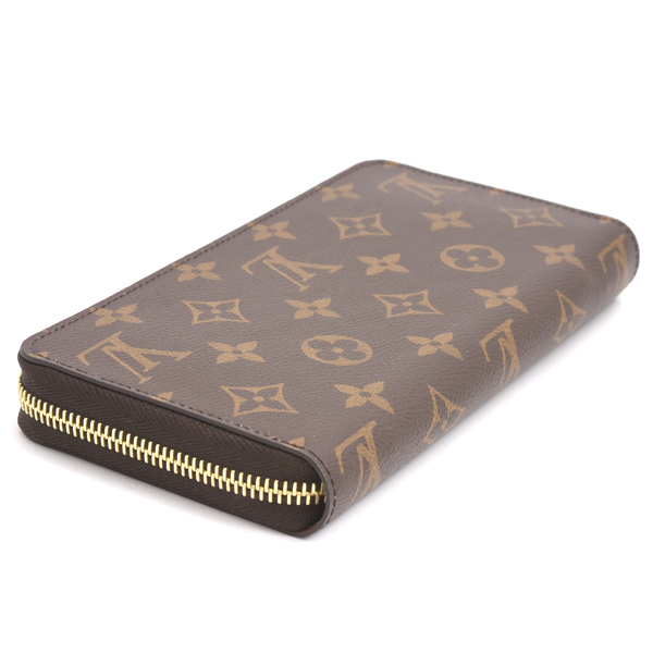 ルイヴィトン 財布 レディース モノグラム ジッピーウォレット ラウンドファスナー 長財布 ブラウン Louis Vuitton M42616 未使用展示品