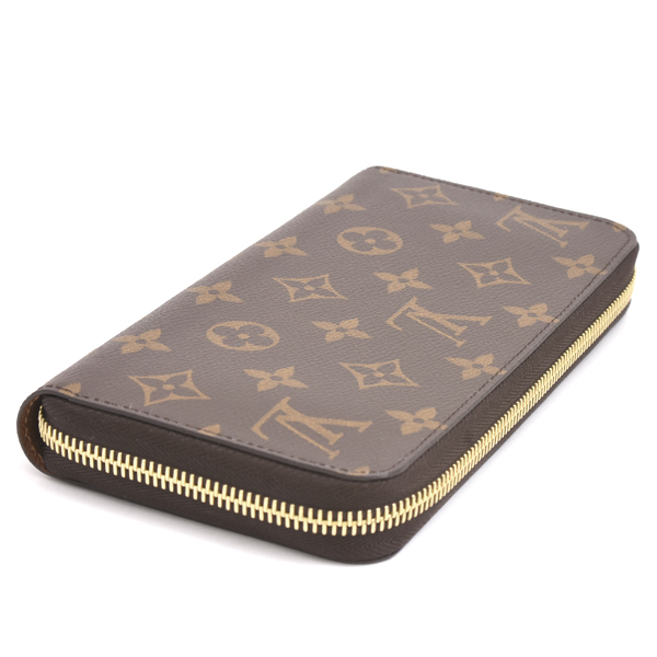 ルイヴィトン 財布 レディース モノグラム ジッピーウォレット ラウンドファスナー 長財布 ブラウン Louis Vuitton M42616 未使用展示品