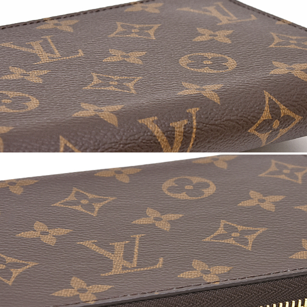 ルイヴィトン 財布 レディース モノグラム ジッピーウォレット ラウンドファスナー 長財布 ブラウン Louis Vuitton M42616 未使用展示品