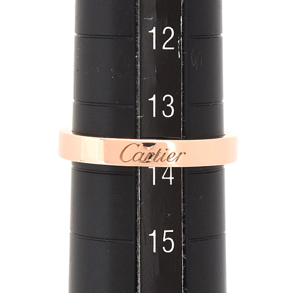 カルティエ 指輪 レディース Cドゥ カルティエ ウェディング リング 54号 実寸13.5号 ピンクゴールド 750PG Cartier 中古