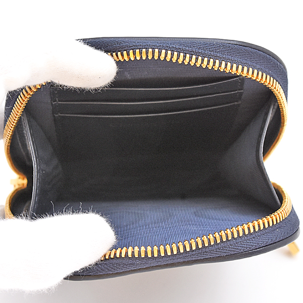 クリスチャンディオール バッグ レディース 30モンテーニュ コーリン フォンホルダー オブリーク ネイビー Christian Dior S2114UTZQ 中古