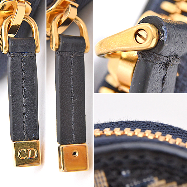 クリスチャンディオール バッグ レディース 30モンテーニュ コーリン フォンホルダー オブリーク ネイビー Christian Dior S2114UTZQ 中古