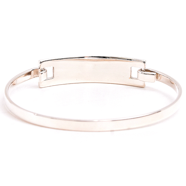 ティファニー バングル レディース レクタングル ID バングル ブレス シルバー TIFFANY SV925 中古