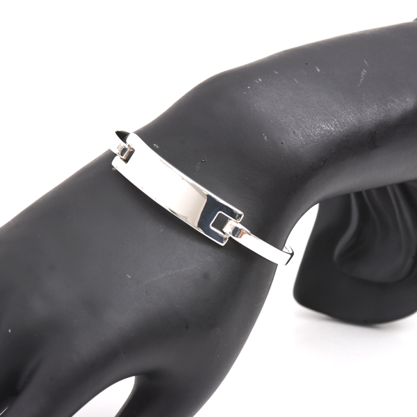 ティファニー バングル レディース レクタングル ID バングル ブレス シルバー TIFFANY SV925 中古