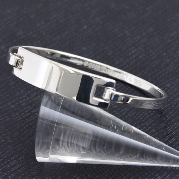 ティファニー バングル レディース レクタングル ID バングル ブレス シルバー TIFFANY SV925 中古