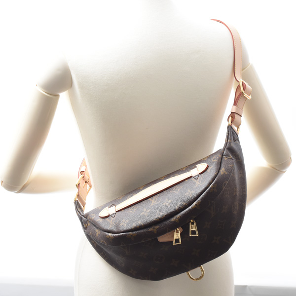 ルイヴィトン バッグ レディース メンズ バムバッグ ボディバッグ モノグラム Louis Vuitton M43644 中古