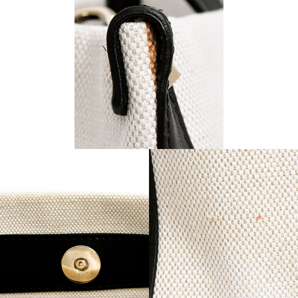 ヴァレンティノ バッグ レディース ガラヴァーニ VLTN ミニ トートバッグ オフホワイト キャンバス VALENTINO VW2B0H19FWB 中古