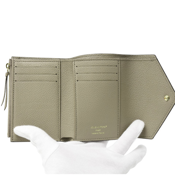 ルイヴィトン 財布 レディース モノグラムアンプラント ポルトフォイユ ヴィクトリーヌ トゥルトレール クレーム Louis Vuitton M81861 未使用展示品