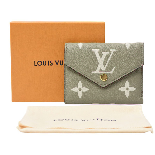 ルイヴィトン 財布 レディース モノグラムアンプラント ポルトフォイユ ヴィクトリーヌ トゥルトレール クレーム Louis Vuitton M81861 未使用展示品