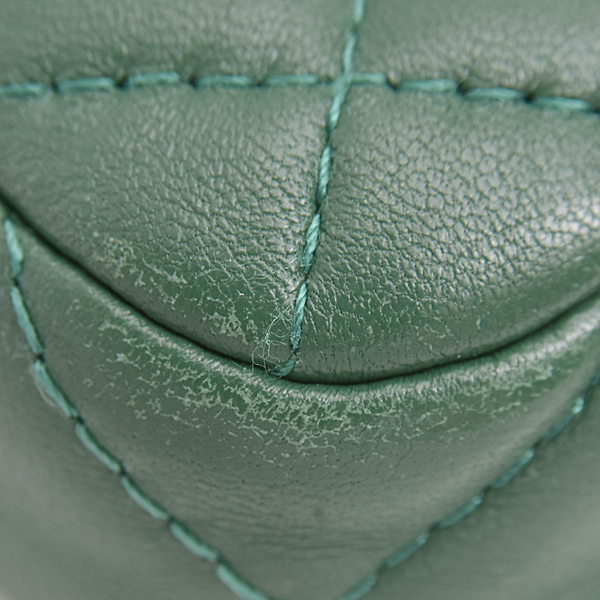 シャネル バッグ レディース マトラッセ チェーンウォレット 2WAY ラムスキン グリーン CHANEL 中古