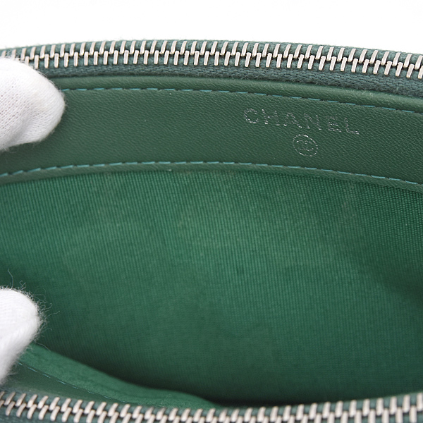 シャネル バッグ レディース マトラッセ チェーンウォレット 2WAY ラムスキン グリーン CHANEL 中古