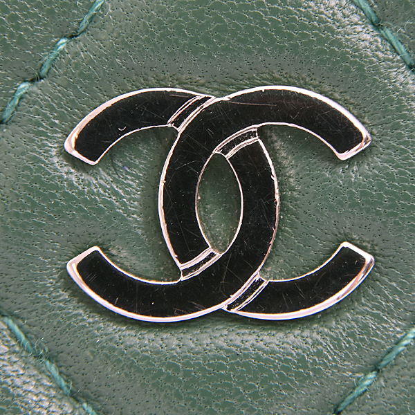 シャネル バッグ レディース マトラッセ チェーンウォレット 2WAY ラムスキン グリーン CHANEL 中古