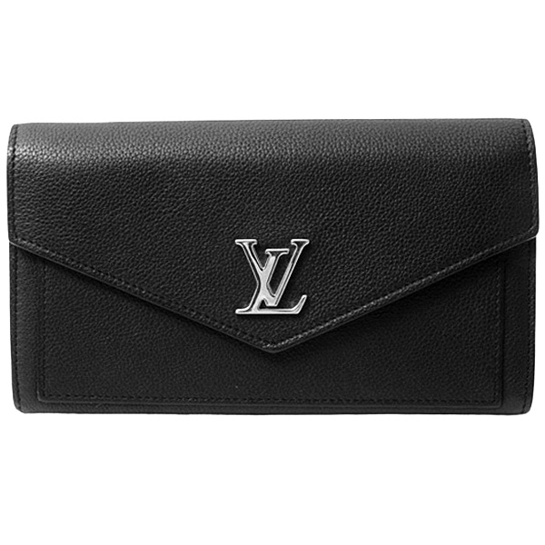 ルイヴィトン 財布 レディース ポルトフォイユ マイロックミー トリヨンレザー ノワール Louis Vuitton 中古