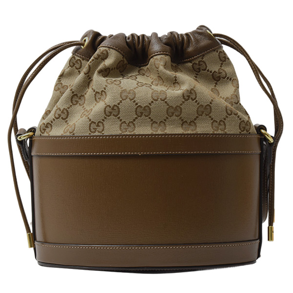グッチ バッグ レディース ホースビット 1955 バケットバッグ ショルダー GGキャンバス GUCCI 602118 中古