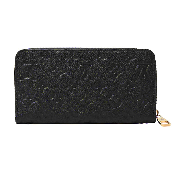 ルイヴィトン 財布 レディース メンズ モノグラムアンプラント ジッピーウォレット ノワール Louis Vuitton M28791 未使用展示品
