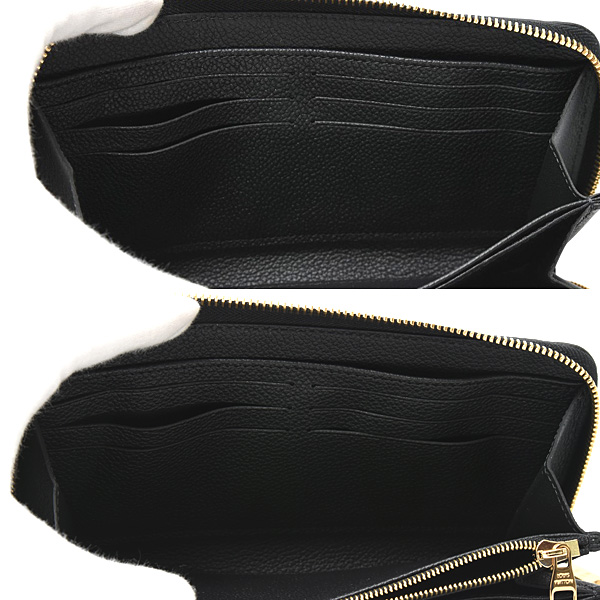 ルイヴィトン 財布 レディース メンズ モノグラムアンプラント ジッピーウォレット ノワール Louis Vuitton M28791 未使用展示品