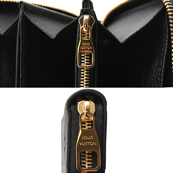 ルイヴィトン 財布 レディース メンズ モノグラムアンプラント ジッピーウォレット ノワール Louis Vuitton M28791 未使用展示品