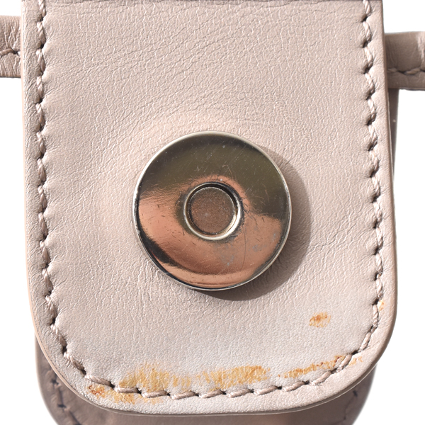 サルヴァトーレ フェラガモ バッグ レディース ヴァラリボン 編み込み ハンドバッグ トートバッグ ナイロン ベージュ系 Salvatore Ferragamo 中古